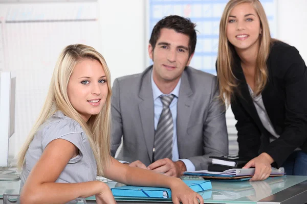 Ritratto di un team di lavoro — Foto Stock