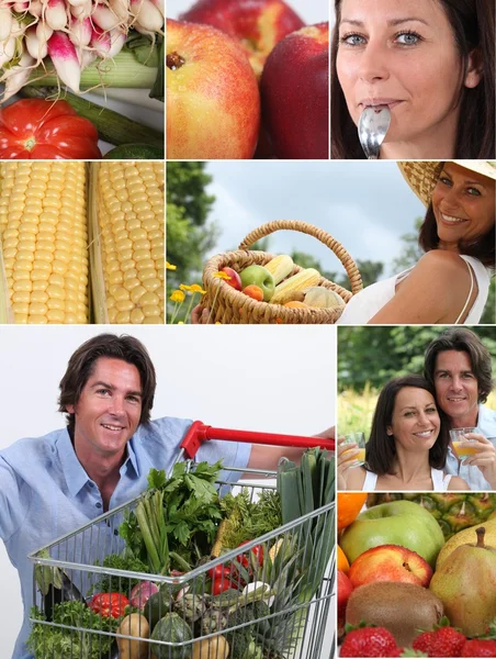 Nutrition and vegetables — Stock Photo, Image