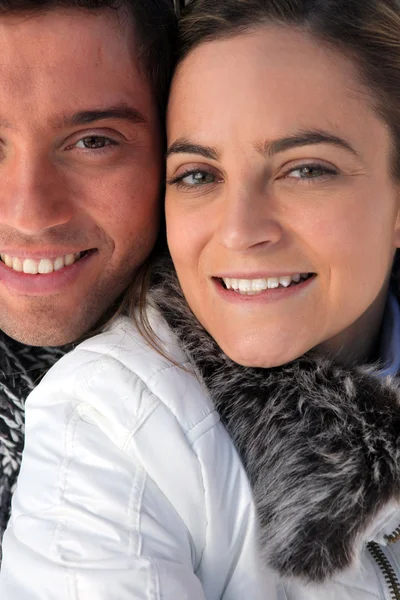 Closeup of a couple hugging — Stock Photo, Image