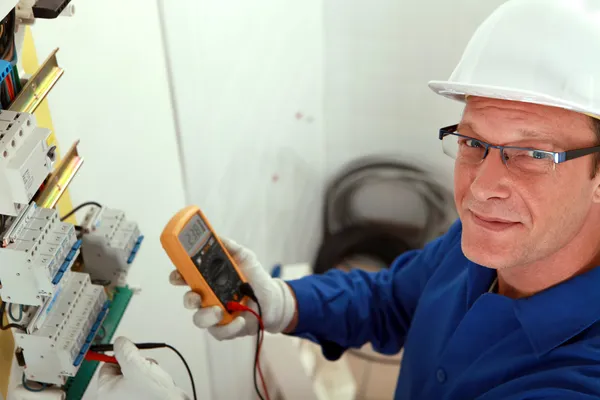 Portrait of a technician — Stok fotoğraf