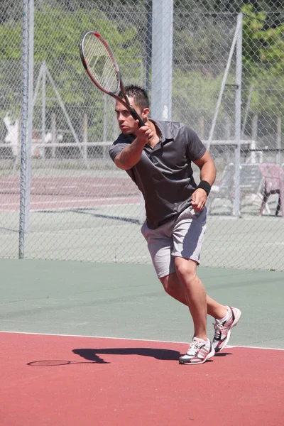 Ein Spiel Tennis — Stockfoto