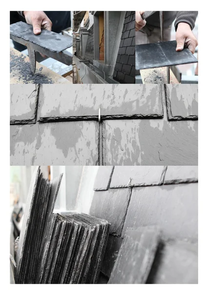 Mozaika Łupek dachowe — Zdjęcie stockowe