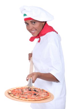 Pizza maker clipart