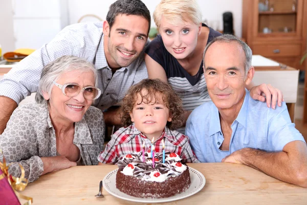 Family birthday party — Stock Photo, Image