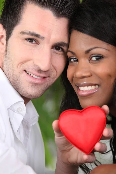Couple celebrating Valentine's Day — Stock Photo, Image