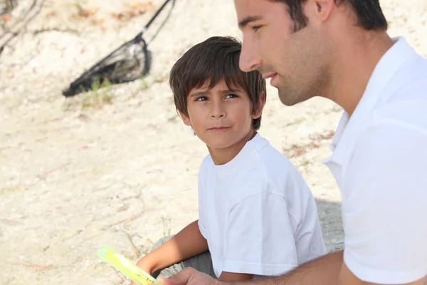 Father and son time. — Stock Photo, Image