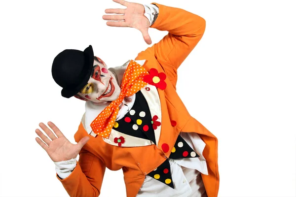 Портрет клоуна — стоковое фото