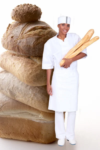 Стек різних хлібів — стокове фото