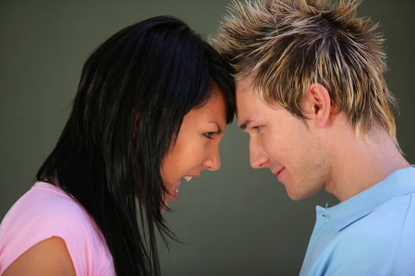 Funky young couple — Stock Photo, Image