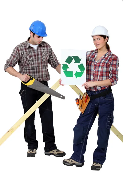 Materiais recicláveis — Fotografia de Stock