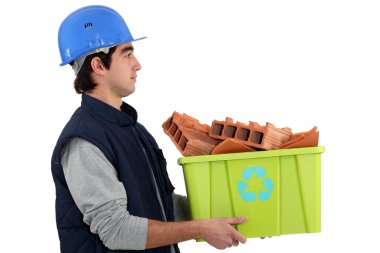 Builder, recycle clipart