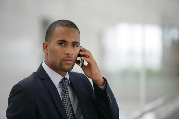 Businessman using a cellphone — Stock Photo, Image