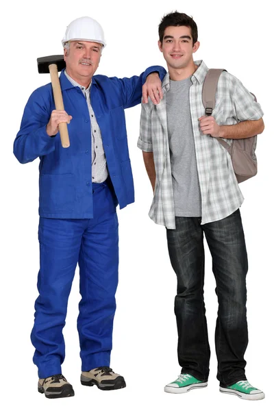 Duo of carpenters — Stock Photo, Image