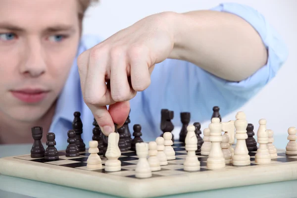 Y compañero de ajedrez ! — Foto de Stock
