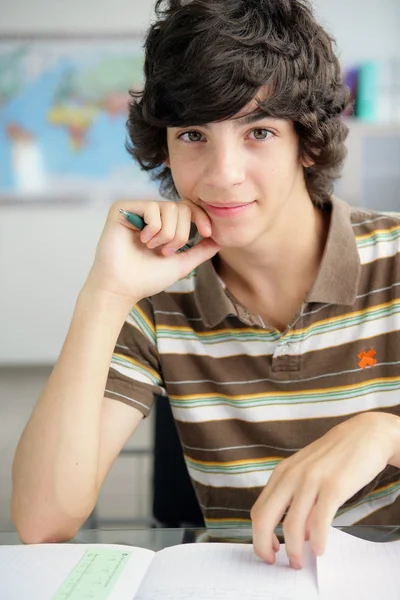 Teenager at school — Stock Photo, Image