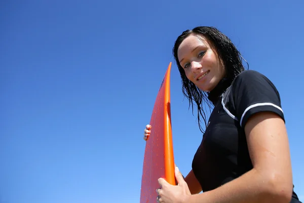 Woman surfer — Stock Photo, Image