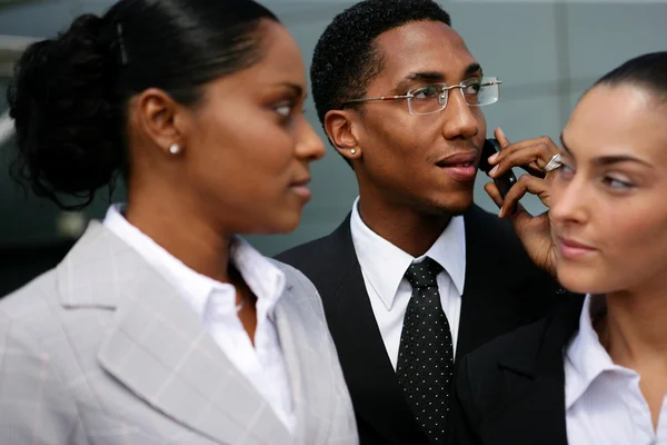 Busy businesspeople — Stock Photo, Image