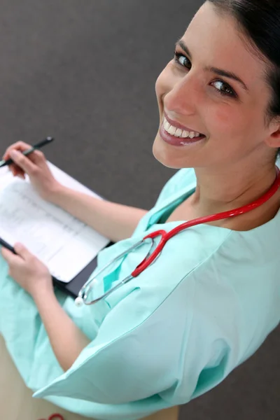Krankenschwester im Praktikum — Stockfoto