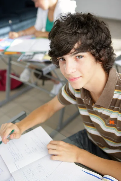 Adolescente na escola — Fotografia de Stock