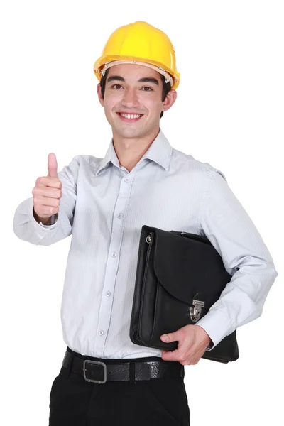 Positive young architecture student Stock Image