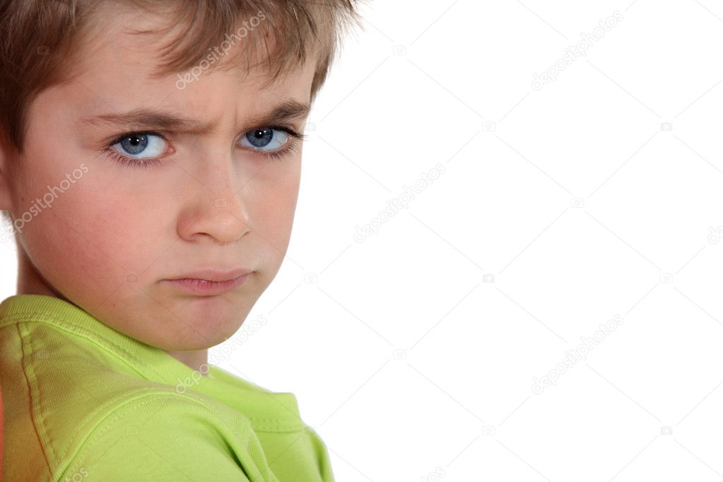 Little Boy Sulking Stock Photo By ©photography33 8800942