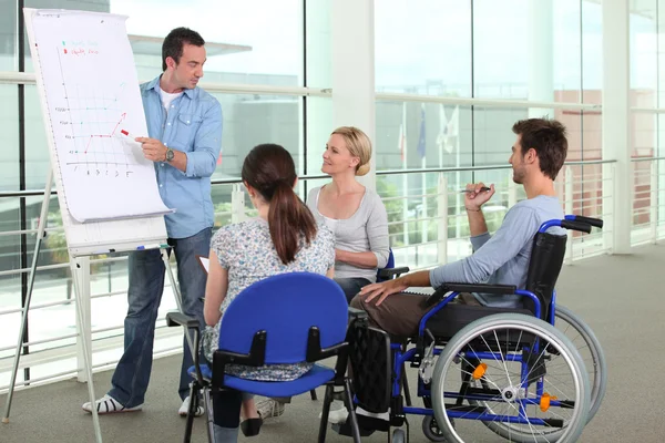 Disability at work — Stock Photo, Image