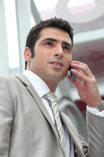 Businessman on the phone — Stock Photo, Image