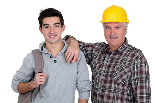 Father and son portrait Stock Photo