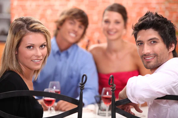 Friends dining — Stock Photo, Image