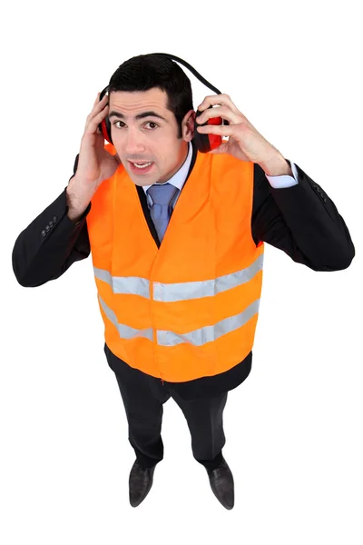 Airport worker — Stock Photo, Image