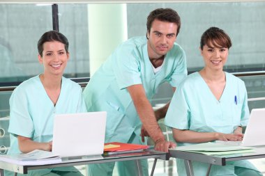 Hospital team clipart