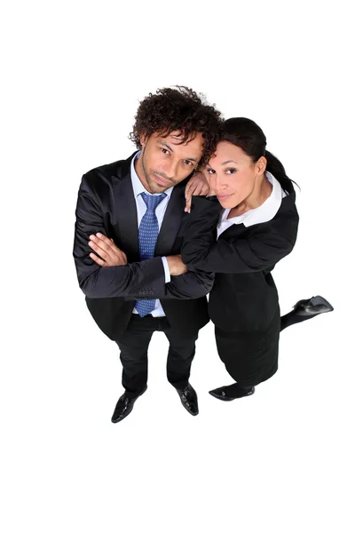 Chic business couple — Stock Photo, Image
