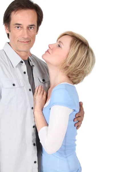 Wife wants a kiss — Stock Photo, Image