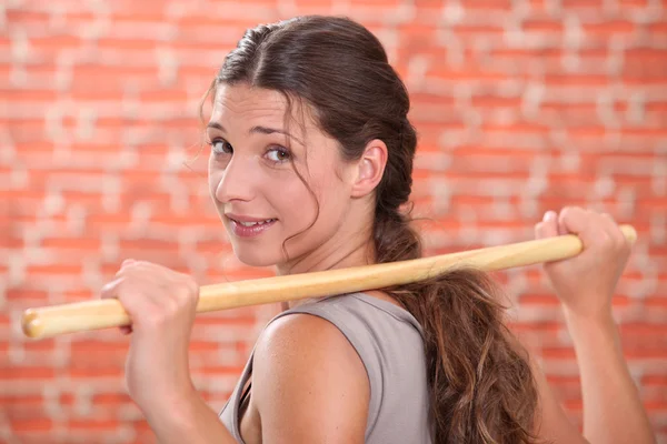 Stock image Woman doing gymnastics