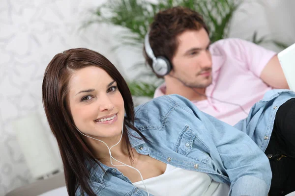 Leisure in couple — Stock Photo, Image