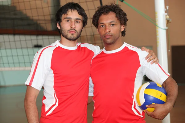 Dos jugadores de fútbol — Foto de Stock