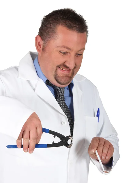 Läkare hantering käppar — Stockfoto