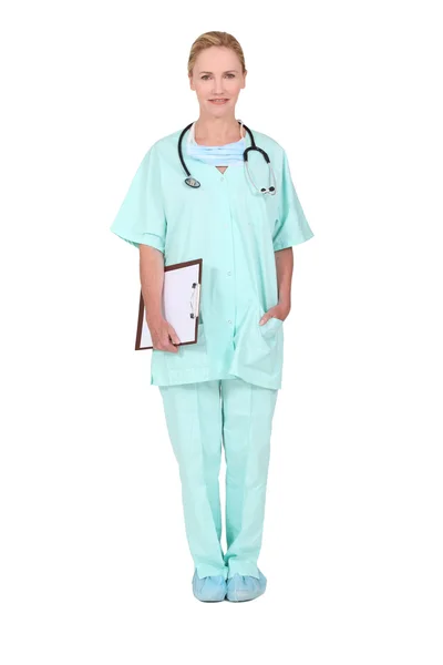 Porträtt av sjuksköterska — Stockfoto