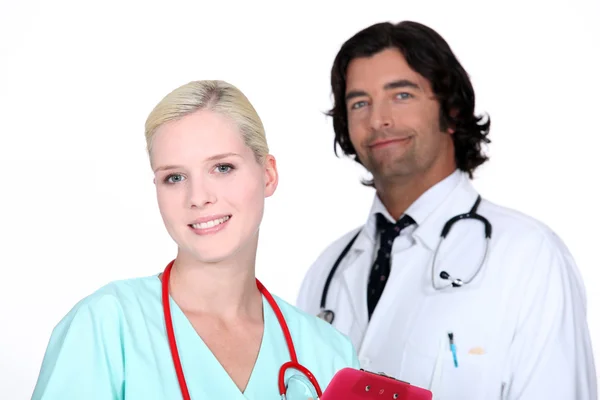 Arzt und Krankenschwester — Stockfoto