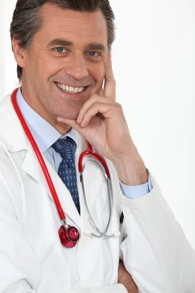 Portrét splněných lékař — Stock fotografie