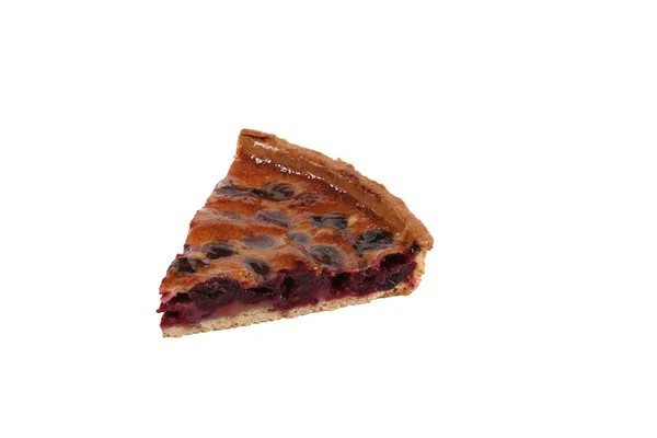 Kawałek tortu owocami — Zdjęcie stockowe
