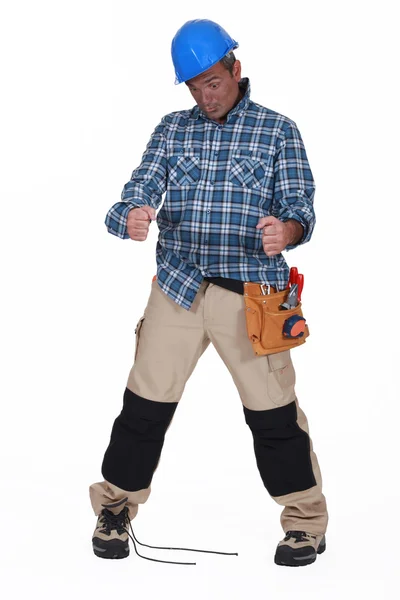 Clumsy builder — Stock Photo, Image