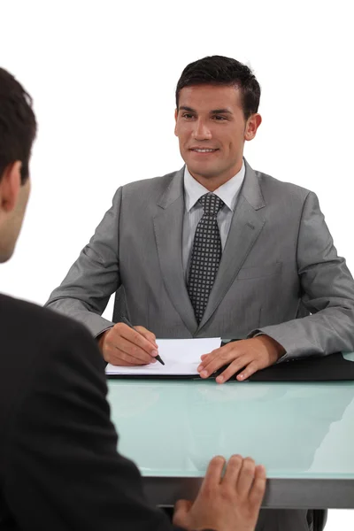 Businessmen on a meeting — Stock Photo, Image