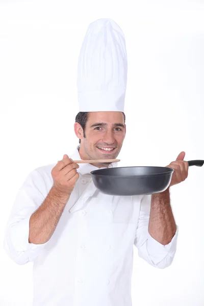 Chef sorrindo — Fotografia de Stock