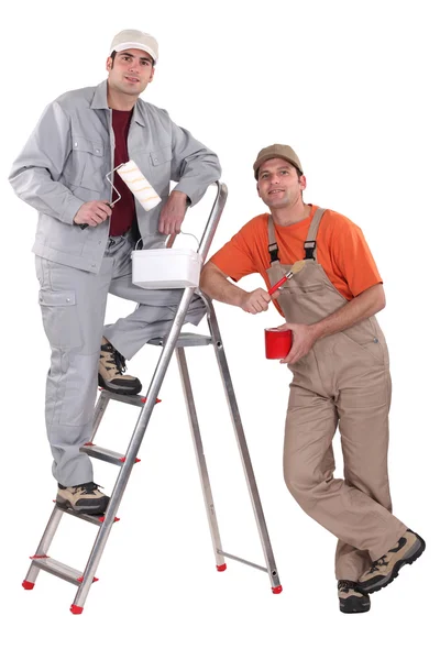 Dos pintores. — Foto de Stock