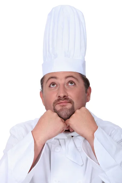 Chef daydreaming — Stock Photo, Image