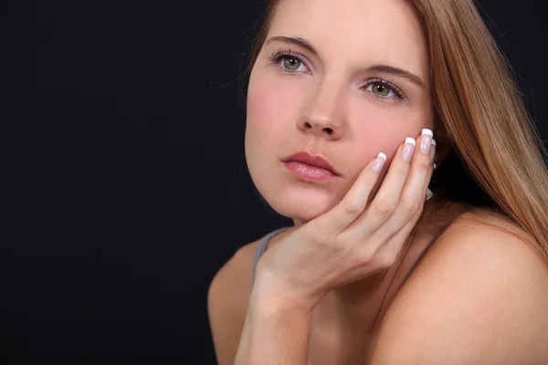 Portrait of beautiful woman — Stock Photo, Image