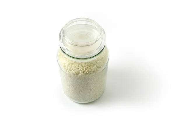 Jar of rice — Stock Photo, Image