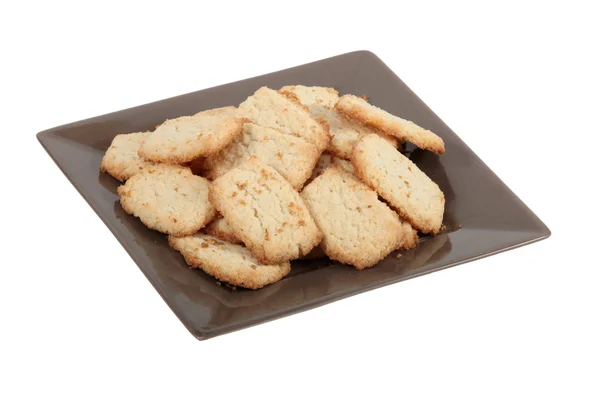 Koekjes op een bord — Stockfoto