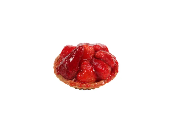 个别的草莓挞 — 图库照片